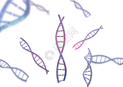 3D模型脱氧核糖酸3d渲染遗传图像背景图片