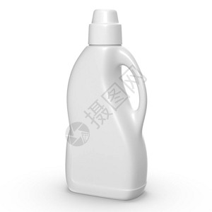 装液体的白色塑料瓶背景图片