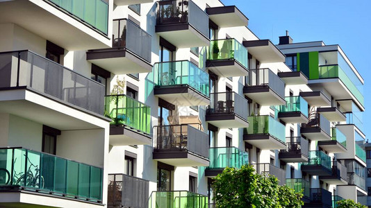 现代欧洲住宅公寓楼区抽象建筑现代城图片