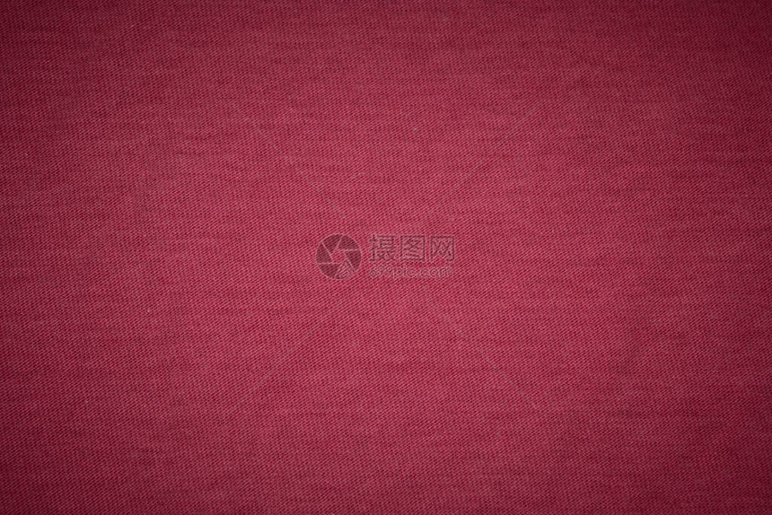 抽象背景红色亚麻织物纹理图片
