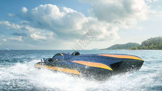 赛艇超级快艇赛设计图片
