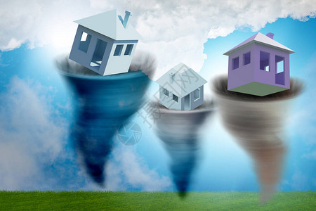止盈取消在龙卷风中损失的房屋的赎权概设计图片