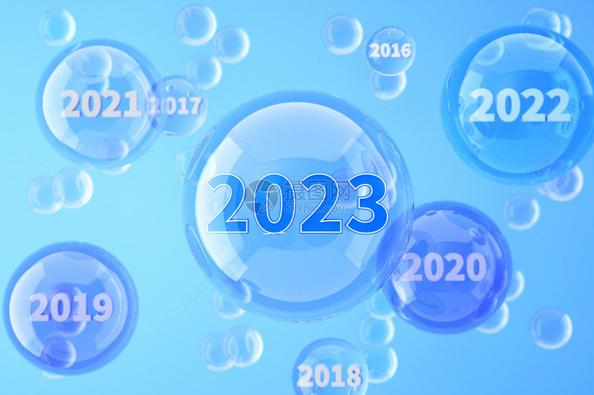 2023气泡背景图片