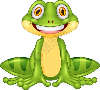 蛙声卡通可爱的青蛙插画
