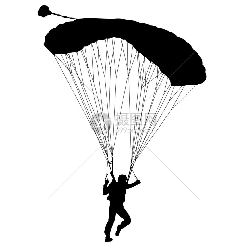 Skydiver双光影降落伞图片