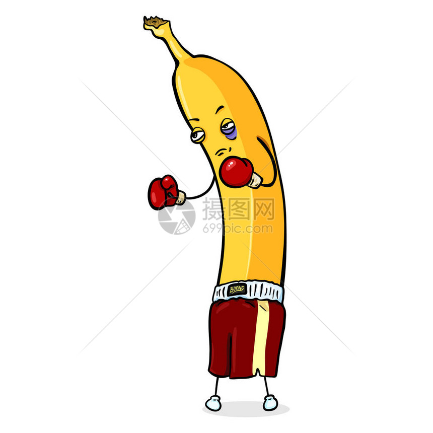 拳击手套拳击手香蕉图片