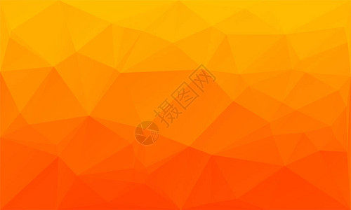 三角形抽象背景焰橙色图片