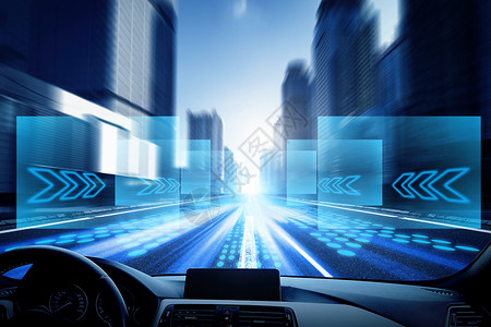 未来新能源智能驾驶高清图片