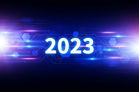 创意商务科技跨年2023背景图片