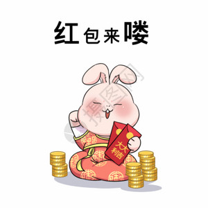 春晚情怀兔年表情包集合GIF高清图片