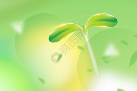 绿色清新主题绿色清新春天主题背景设计图片
