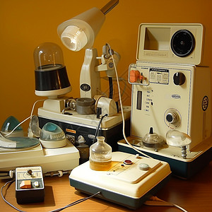 60年代的复古机械设备图片