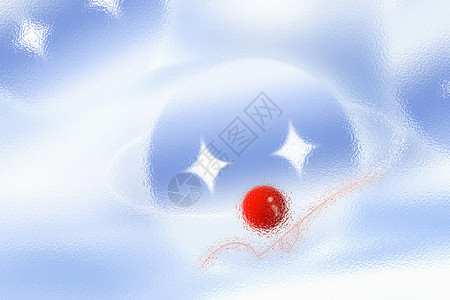 玻璃雪球清新玻璃风愚人节主题背景设计图片