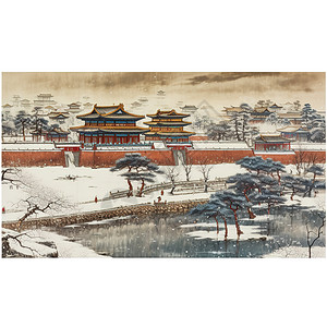 中式宫殿图片