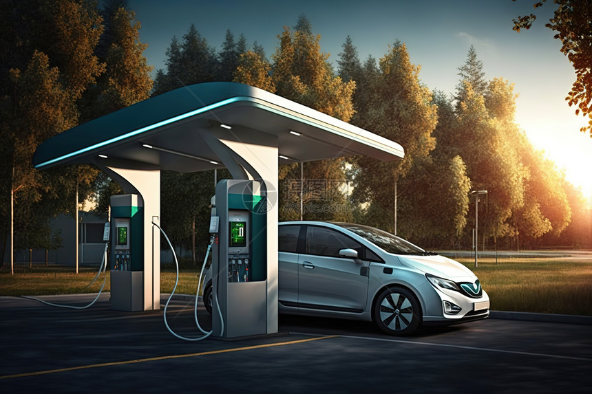 充电新能源汽车图片