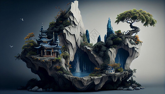 中式风景图片