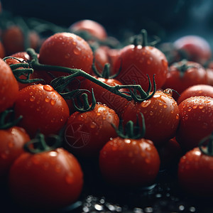 番茄背景图片