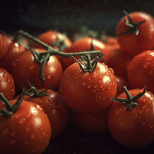 西红柿背景背景图片
