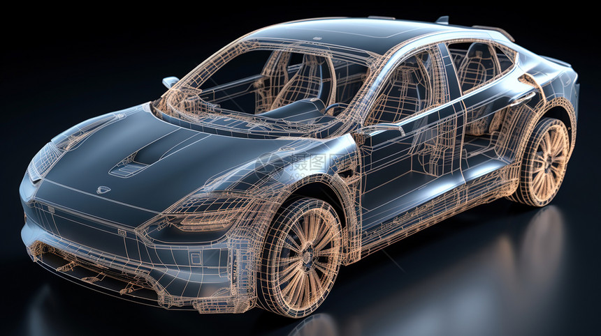 3D车子模型图片