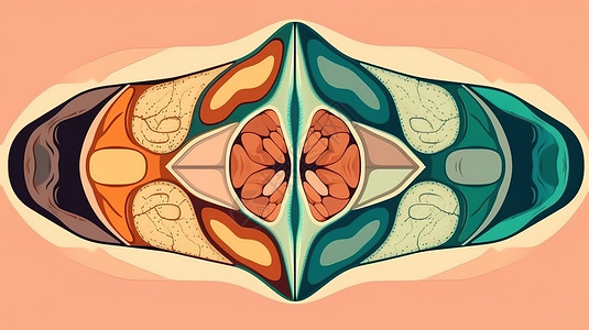 椭圆图案抽象细胞透视图设计图片