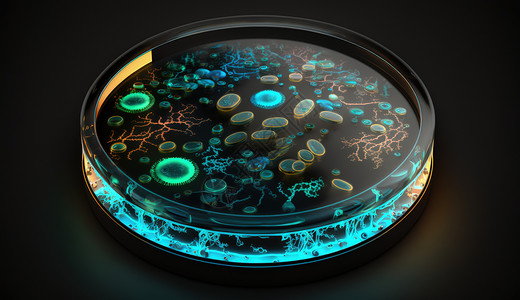 微生物培养皿背景图片