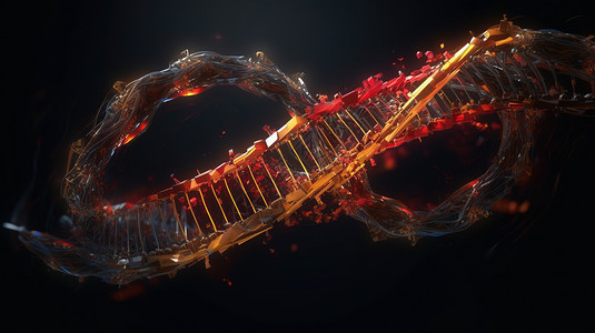 DNA双螺结构图片