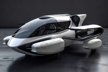 未来汽车炫酷造型素材高清图片