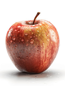 手绘红色苹果手绘苹果背景