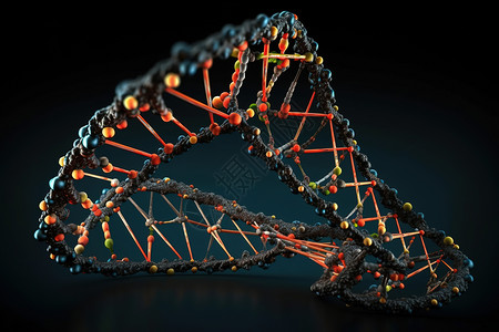 基因组测序3D医疗基因组设计图片