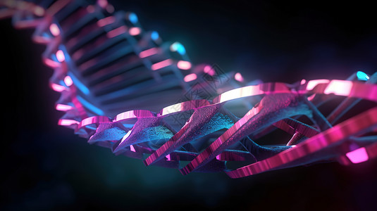 3D科技感基因DNA图片