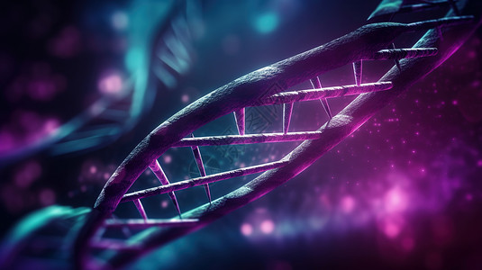 3D DNA 基因组医疗高清图片素材