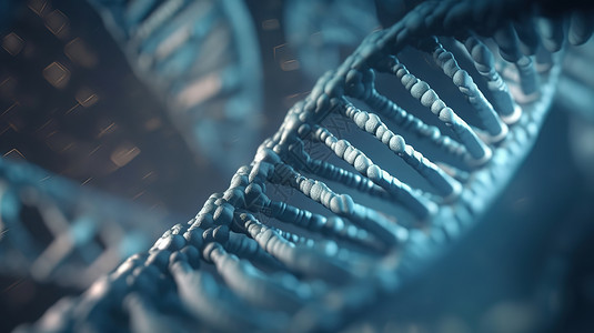 未来医疗3D基因背景图片