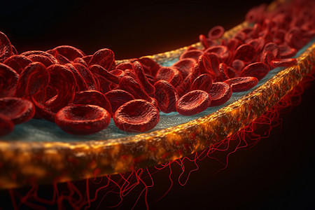 血管细胞背景图片