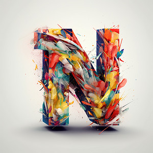 字母N设计感图片