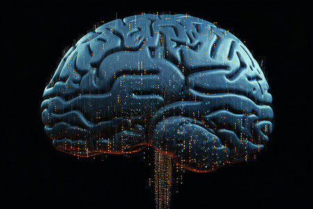 科技大脑场景背景图片