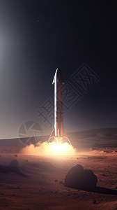 火箭升空背景图片