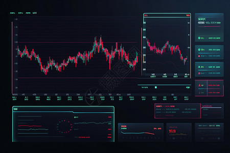 金融股市图表图片