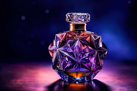 紫色香水背景图片