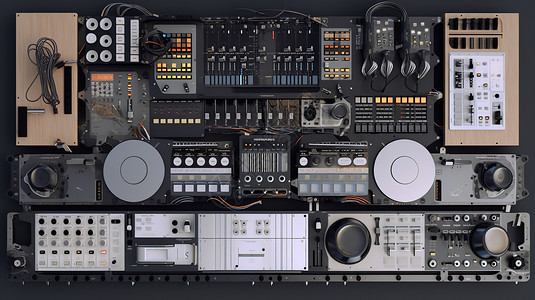DJ控制器背景图片