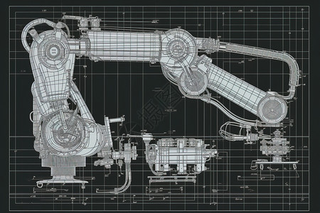 工业机器草图图片