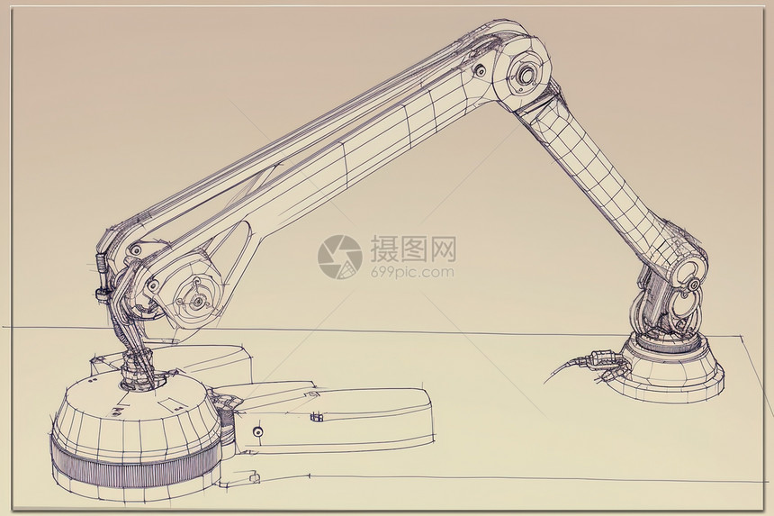 机器人设计草图图片