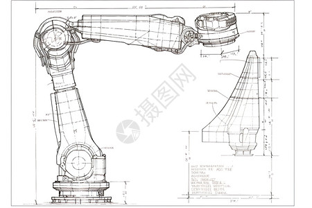 机械臂草图图片