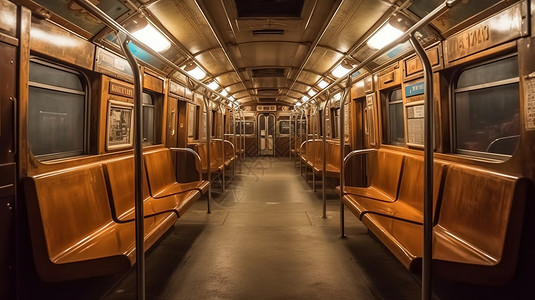 地铁里的地铁车厢图片