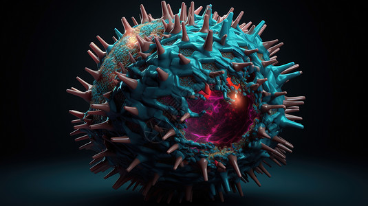 易感基因病毒设计图片