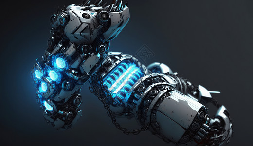 机械手臂智能机器人图片