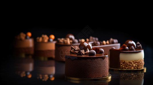 高端巧克力甜点蛋糕食物美食高清图片素材