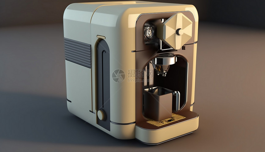 咖啡机模型图片