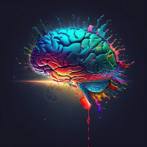 科幻大脑背景图片