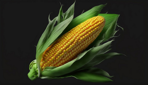 天然有机的玉米图片