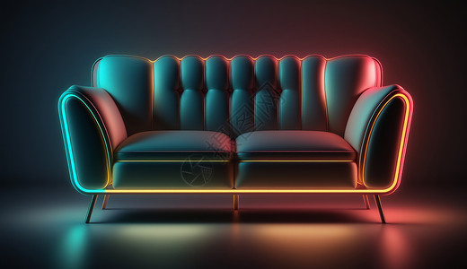 炫酷现代的双人沙发图片